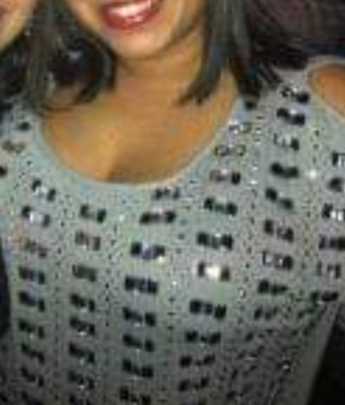 Cold shoulder blinged out top.  😍 - Picture 5 of 5